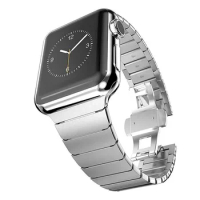 Stainless steel strap For Apple watch band 44mm 42mm 40mm 38mm Luxury Link iwatch bracelet for apple watch serie 6 5 4 3 7