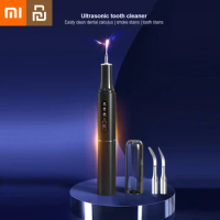 Xiaomi Youpin Dental Calculus Removal Ultrasonic Dental Calculus Scaler Smart Dental Tartar Remover Electric Sonic Teeth Cleaner