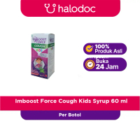 Imboost Force Cough Kids Syrup 60 ml - Suplemen Kesehatan untuk Batuk berdahak