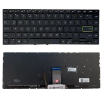 US Backlit laptop Keyboard For ASUS Vivobook S14 S433 X421 M433 English Computer Notebook Keyboards pc New sales 0KNB0 212PUS00