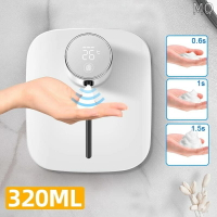 全新 壁掛智能感應皂液器 泡沫洗手液機充電皂泡泡自動洗手機