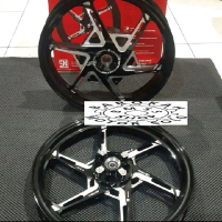 Velg Rcb Ct600 Honda Beat - Vario 110 - Scoopy 185 215 R14 Black