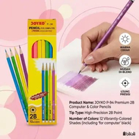 JOYKO PENSIL 2B P-94 (PAK) / JOYKO P-94 / PENSIL 2B P-94 / Pensil Ujian 2B Asli ( 1 PAK ISI 12 )