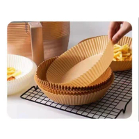 home Electric Deep Fryer Parts air fryer accessories Barbecue tool Paper tray baking oven tinfoil 10PCS oil absorption