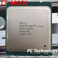 Original Intel core processor i7-4820k (3.7Ghz/10MB/4-cores/130W/22nm) LGA2011 Desktop CPU free shipping i7 4820K