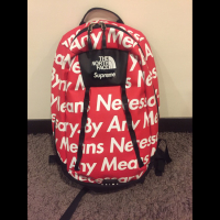 Supreme x The north face 不擇手段紅色後背包