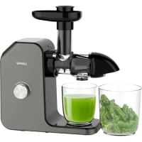 WHALL Slow Juicer, Masticating Juicer, Celery Juicer Machines, Cold Press Juicer Machines Vegetable and Fruit, Juicers