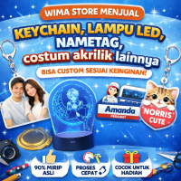 Custom Keychain Acrylic | Gantungan Kunci | Ganci Akrilik