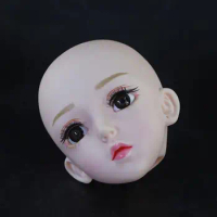 BJD Doll Head Toys Doll 24 inch Accessory Body Parts Ball Jointed Doll Head BJD Head Accessories Doll Head Toy for BJD Makeup