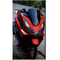 winsild/visor honda pcx 160 (2021-2024) model standard clear (bening)