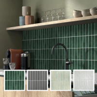 Decorative 3D Peel and Stick Wall Panel 3D Tile Sticker Self-Adhesive Kitchen Tile Backsplash Bathroom Wall Sticker Waterproof