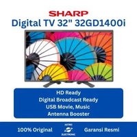 SHARP 32GD1400i / 2T-C32GD1400i HD DIGITAL TV 32 Inch TV + Bracket