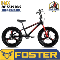 SEPEDA ANAK LAKI LAKI BMX FOSTER 5519 DB REM CAKRAM VELG RACING
