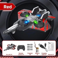 MACCOO Mainan Pesawat Terbang 2.4G EPP Stunt Remote Control Led Glider Airplane Foam Rc Pesawat Terb