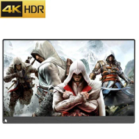13.3" 4K Portable HDR Gaming Monitor For PS4 Pro XBOX Switch PC Laptop Type-c Computer Monitor For Samsung Huawei Honor Monitor