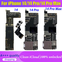 For iPhone 14 Pro Max 128gb /256gb / 512gb Original Motherboard 100% Working Mainboard With Face ID Clean iCloud Logic Board