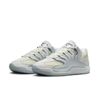 NIKE 籃球鞋 男鞋 運動鞋 包覆 緩震 KD18 EP 米灰 HV1991-001
