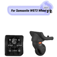For Samsonite W073 Rotating Smooth Silent Shock Absorbing Wheel Accessories Wheels Casters Universal Wheel Replacement Suitcase