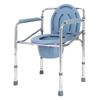 High Quality Portable Toilet Chair Bath Stool Potty Chairs Folding Elderly Seat Commode Chair