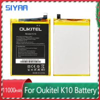 SIYAA Mobile Phone Battery For Oukitel K10 High Capactiy 11000mAh Batteria Replacement Lithium Polymer Batteries With Free Tools
