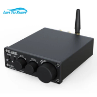 FX AUDIO Integrated Amplifier 2.0 CH for home Speakers with Bass and Treble Control Audio Amplifier