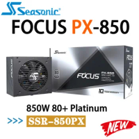 Seasonic FOCUS PX-850 Power Supply GAMING Computer SSR-850PX ATX 12V 850W 80+ Platinum Full-Modular Main Connector 20+4Pin NEW