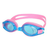 MIZUNO SWIM 兒童泳鏡-抗UV 防霧 蛙鏡 鏡面 游泳 戲水 N3TFB60000-63 桃紅水藍