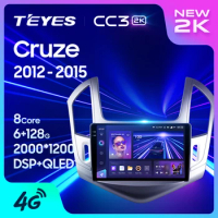 [BTG] TEYES CC3 2K For Chevrolet Cruze J300 J308 2012 - 2015 Car Radio Multimedia Video Player Navigation stereo GPS Android 10 No 2din 2 din dvd