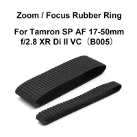 Lens Zoom Grip Rubber Ring / Focus Grip Rubber Ring Replacement for Tamron SP AF 17-50mm f/2.8 XR Di II VC (B005) Repair part