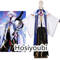 Fate/Grand Order Caster Merlin Cosplay Costumes Halloween Costumes