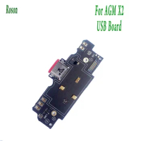 Roson For AGM X2 USB Plug Charge Board USB Charger Plug Board Module For AGM X2 Mobile Phone Repairing Fixing Replacement