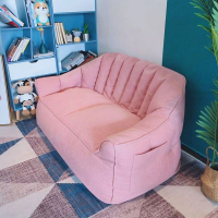 懶人沙發榻榻米【雙人位（少女粉）】