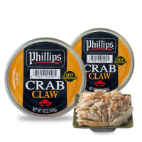 【Phillips】蟹腳肉 454g x2入組(藍泳蟹 新鮮 開罐料理)
