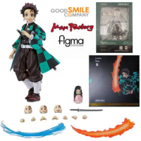 Gsc Max Factory Figma 498-DX Tanjiro Kamado DX Edition Demon Slayer 16Cm Original Action Figure Model Toy Gift Anime Collection