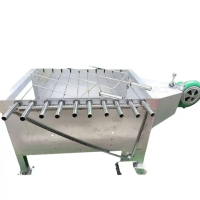 (Bếp Nướng 10 XIÊN Có QUẠT) INOX hoặc THÉP KHÔNG GỈ, LOẠI 1. Quay Tự Động, dùng gia đình, quán ăn, n
