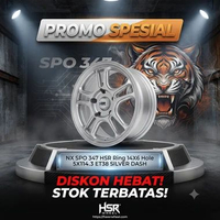 promo velg hsr bly r14 h5x114,3 untuk mobil Kuda, L300 APV ,Arena, Ertiga, Grandmax, luxsio cerry NX