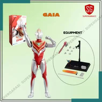 Ultraman Gaia Orb Zero Zeta Tiga Zd toys Action Figure Mainan pajangan ada stand base Gaia,Polos