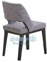 ╭☆雪之屋居家生活館☆╯B110餐椅(灰色布)BB382-12#5302B