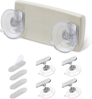 (2 Sets) Orzero EZ Pass Holder for Windshield Fits Most US States Major Toll Passes Easy to Install