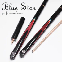 LP Brand Blue Star Series Snooker Cue 57'' Billiard Cue Taco De Sinuca Snooker Cue Stick Hand Made 9.5mm Tip Ash Wood 3/4 Split