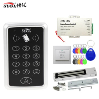 RFID Access Control System Electronic Gate Opener Home Garage Set Eletric Magnetic RFID Smart Door Lock Kit Automatic Controller