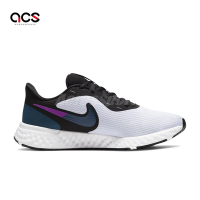 Nike 慢跑鞋 Wmns Revolution 5 女鞋 白 黑 紫 緩震 輕量 基本款 運動鞋 BQ3207-102