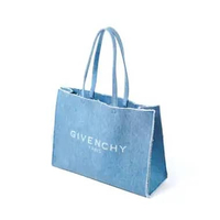 Tas GIVENCHY BLUE DENIM TOTE BAG WITH LONG STRAP MEDIUM 100% ORIGINAL 44X12X32CM