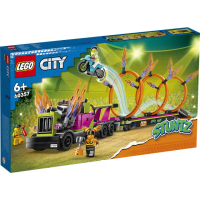 【LEGO 樂高】60357 城市系列 - 特技卡車和火圈挑戰組