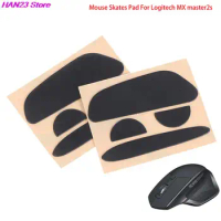 New 2Sets Mouse Skates Pads for Logitech mx master 2s 3 Gaming Mouse 0.6MM replacement Mouse foot Glide feet Sticker