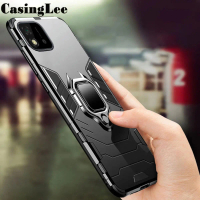 Ốp Lưng Realme C11 2021, Casinglee, Giáp Chống Sốc, Có Giá Chân Đế Và Giá Đỡ, Vòng Nam Châm Trên Ô T
