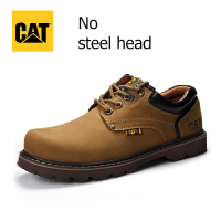 Caterpillar genuine leather shoes CAT safety shoes anti-smashing steel-toed tooling boots