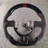 For SUBARU BRZ Toyota 86 Racing Cuatomized Real Carbon Fiber Sports Steering Wheel Alcantara Leather