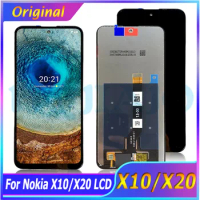 Original New For Nokia X10 LCD TA-1350 TA-1332 LCD Display Touch Screen Digitizer Assembly for Nokia X20 LCD TA-1341 TA-1344