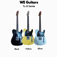 WE Guitars TL1 Telecaster Style With Roasted Flame Maple Neck